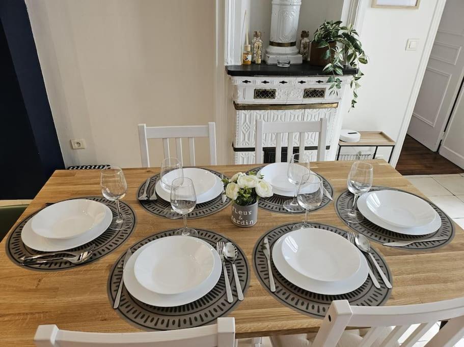 Charmant Nice Appartement 5 Personnes People Max باريس المظهر الخارجي الصورة